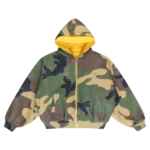 Deputy Department 1000 Fucking Gsm Zipper Camo Hoodie