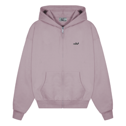 Deputy Department Alltagsreißverschluss Mauve Hoodie