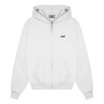 Deputy Department Everyday Reißverschluss Hoodie Weiß