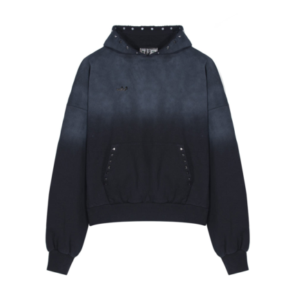 Deputy Department Nieten Hoodie Schwarz